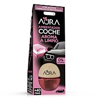 Aura ambientador coche aroma limpio 1 ud