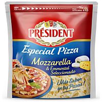 President queso rallado para pizza 150 g