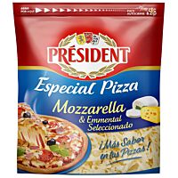 President queso rallado para pizza 150 g