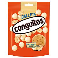 Conguitos con galleta digestive y chocolate blanco 120 g