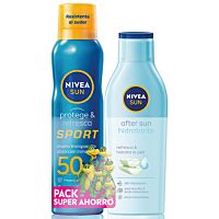 Nivea pack p&r bruma FP50 200 ml + after sun 200 ml