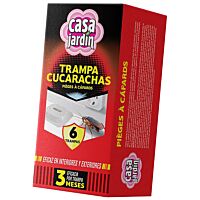 Casa jardin trampa para cucarachas 6 ud