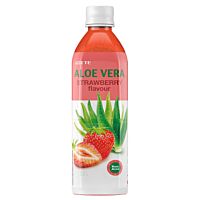 Lotte bebida de aloe vera sabor fresa 0,5 l