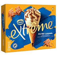 Nestlé Extreme helado de salted caramel 6 x 110 ml