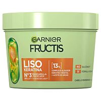 Fructis mascarilla liso keratina 370 ml