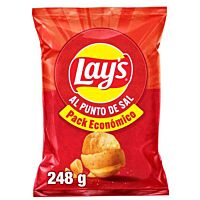 Lay´s papas fritas saborpunto de sal 248 g