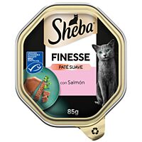 Sheba finesse gato tarrina salmón 85 g