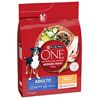 One perro medium maxi adulto pollo y arroz 2,5 kg