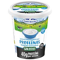 Asturiana queso fresco batido de proteínas 400 g