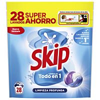 Skip detergente limpieza profunda cápsulas 28 lv