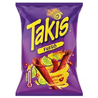 Takis aperitivos de maiz frito fuego 130 g