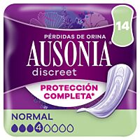 Ausonia compresas discreet normal 14 ud