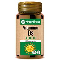 Naturtierra vitamina D3 30 dosis