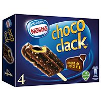 Chococlack helado de chocolate classic 4 x 90 ml