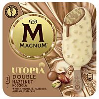 Magnum helado doble nocciola 3 x 85 ml