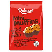 Dulcesol magdalenas con mini pepitas chocolate 200 g