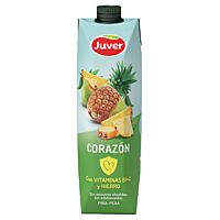 Juver corazón bebida de pera y piña 1 l