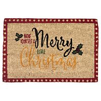 Felpudo navideño Merry X-mas