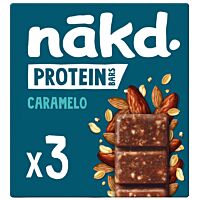 Nakd barritas de proteina con caramelo 3 x 45 g