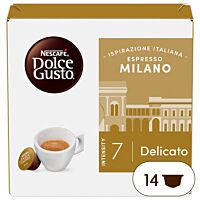 Dolce Gusto café espresso milano 14 cápsulas