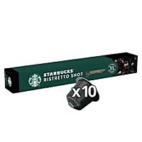 Starbucks Nespresso café ristretto shot 10 cápsulas