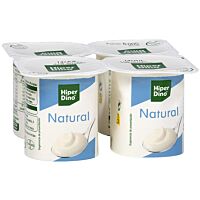 HiperDino sabor natural pack 4 x 125 g