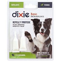 Dixie pipetas repelentes para perro basic 2 x 2 ml