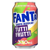 Fanta refresco de tutti frutti zero 33 cl