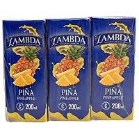 Lambda néctar piña 3 x 200 ml
