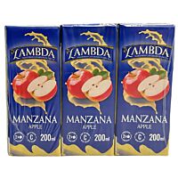 Lambda néctar manzana 3 x 200 ml