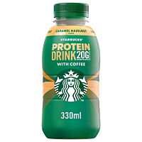 Starbucks protein bebida de caramel hazelnut 330 ml