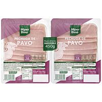 HiperDino pechuga de pavo 2 x 225 g
