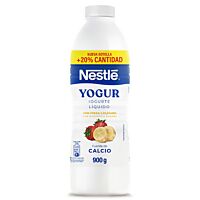 Nestlé yogur líquido sabor fresa y plátano 900 ml