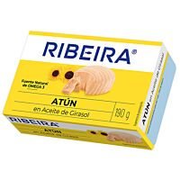 Ribeira atún listado en aceite de girasol 143 g