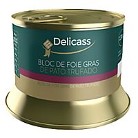 Delicass bloc foie gras pato trufado 130 g
