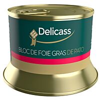 Delicass bloc foie gras pato 130 g