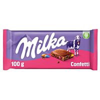 Milka tableta de chocolate confetti 100 g