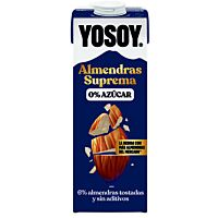 Yosoy bebida de almendras suprema 0 % azúcar 1 l