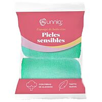 Ifa Unnia esponja de baño rizo piel sensible 2 ud