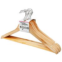 Kerkom percha de madera 6 ud