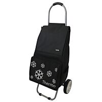 Eurinver carro de compra con cremallera negro