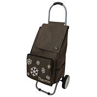 Eurinver carro de compra con cremallera kaki