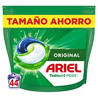 Ariel detergente original 44 cápsulas