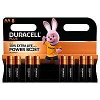 Duracell pila plus power boost AA 8 ud