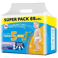 Ifa Unnia pañal pasitos talla 5 13/18 kg 88 ud