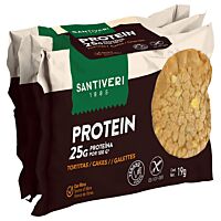 Santiveri tortitas de proteina 25 % 3 x 19 g