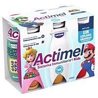 Actimel nas kids sabor natural 6 x 100 ml