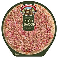 Casa Tarradellas pizza de atún y bacon 405 g