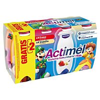 Actimel fresa y vainilla 6 + 2 x 100 ml