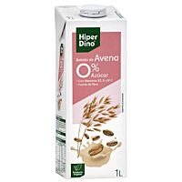 Hiperdino bebida de avena con calcio y sin azúcar 1 l